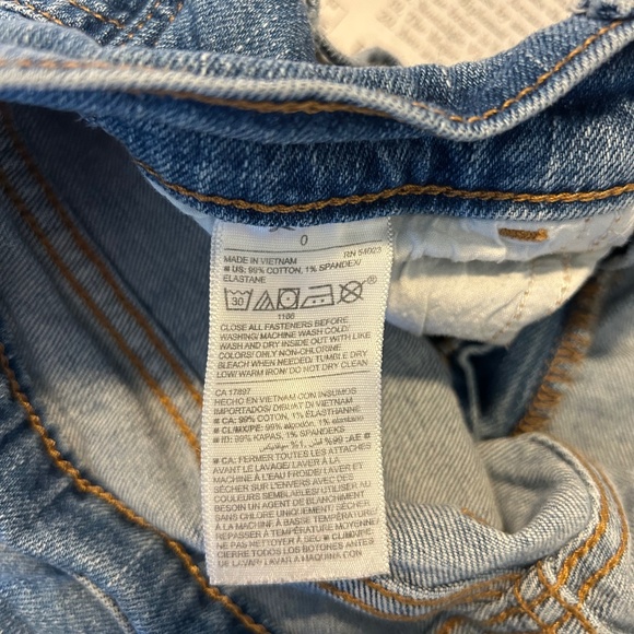 Old Navy distressed boyfriend jean shorts - Picture 4 of 4